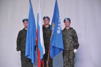 В почётном карауле воспитанники ВПК &laquo;Сокол&raquo; МБОУ Тамбовская СОШ