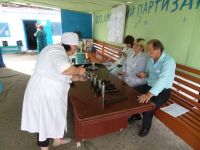 На районном конкурсе мастеров машинного доения коров