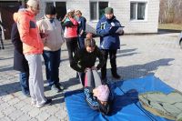 «Подъём туловища из положения лёжа – один из элементов спортивного двоеборья среди девушек»